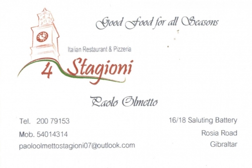 Photo of 4 Stagioni – Click For Map Photo of 4 Stagioni – Click For Map